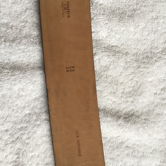 Chanel CC Calfskin Black Belt Like New Condition - Picture 10 of 11